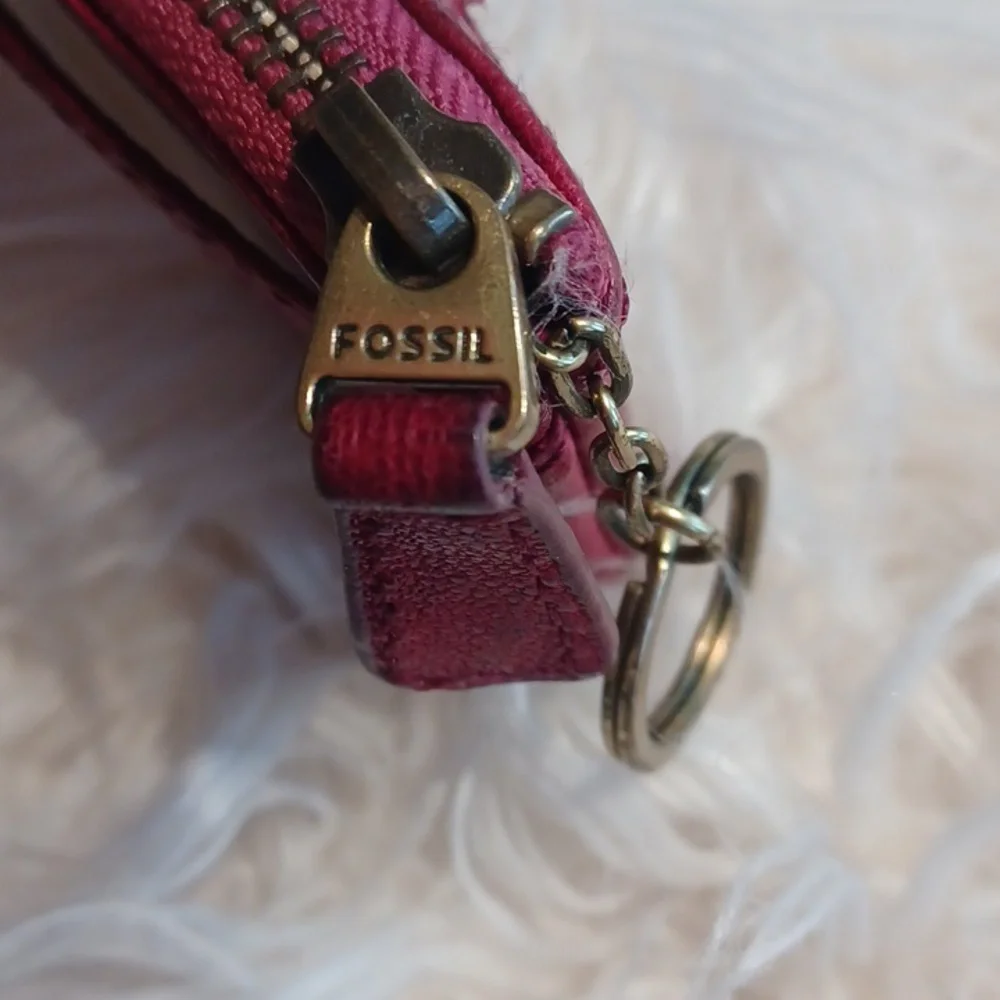 Fossil Lamb Leather ID HOLDER